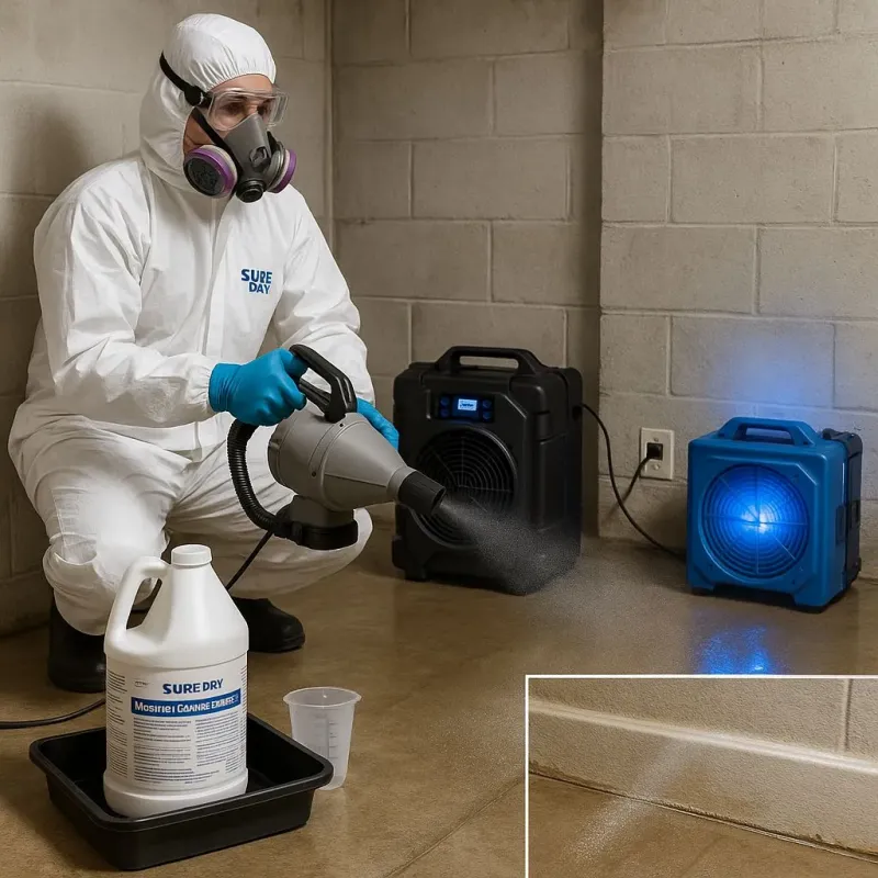 Sanitization and Odor Removal process in Bellflower, CA