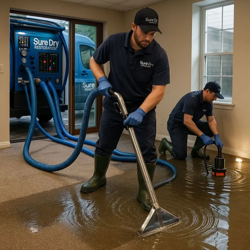 Water Extraction and Removal process in Bellflower, CA